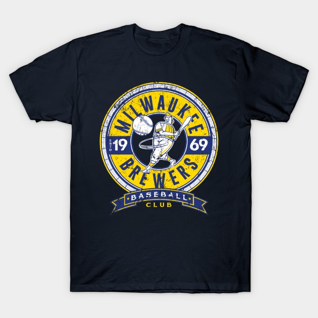 Milwaukee Brewers T-Shirt by MindsparkCreative